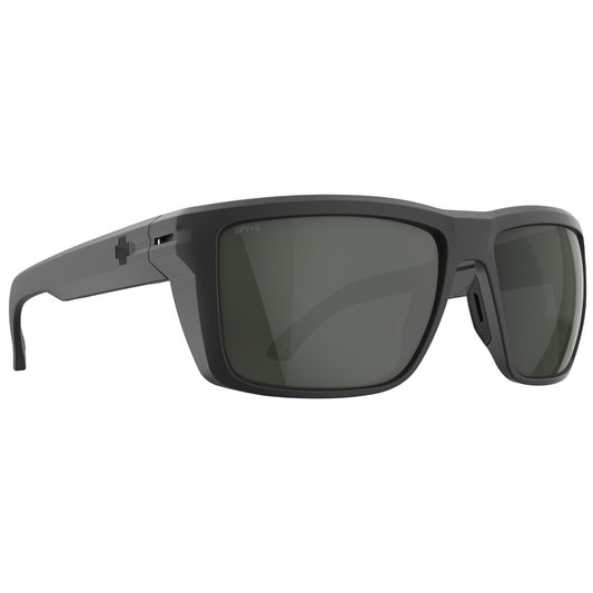 Spy Overhaul Xl Sunglasses - ANSI Matte Black/Happy Gray Green