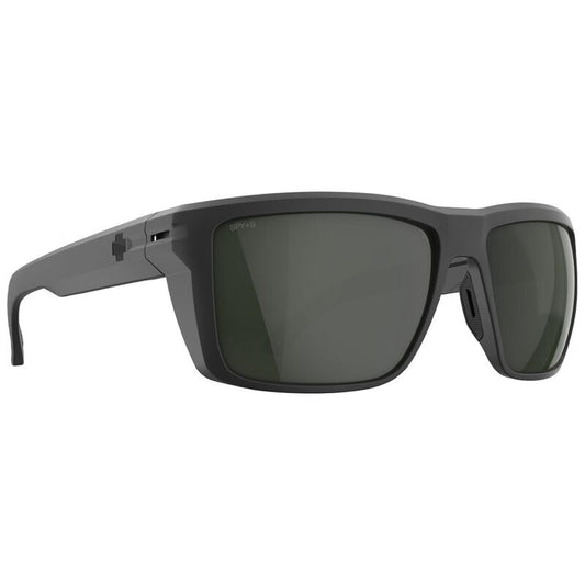 Spy Overhaul Xl Polarized Sunglasses - ANSI Matte Black/Happy Gray Green Polar