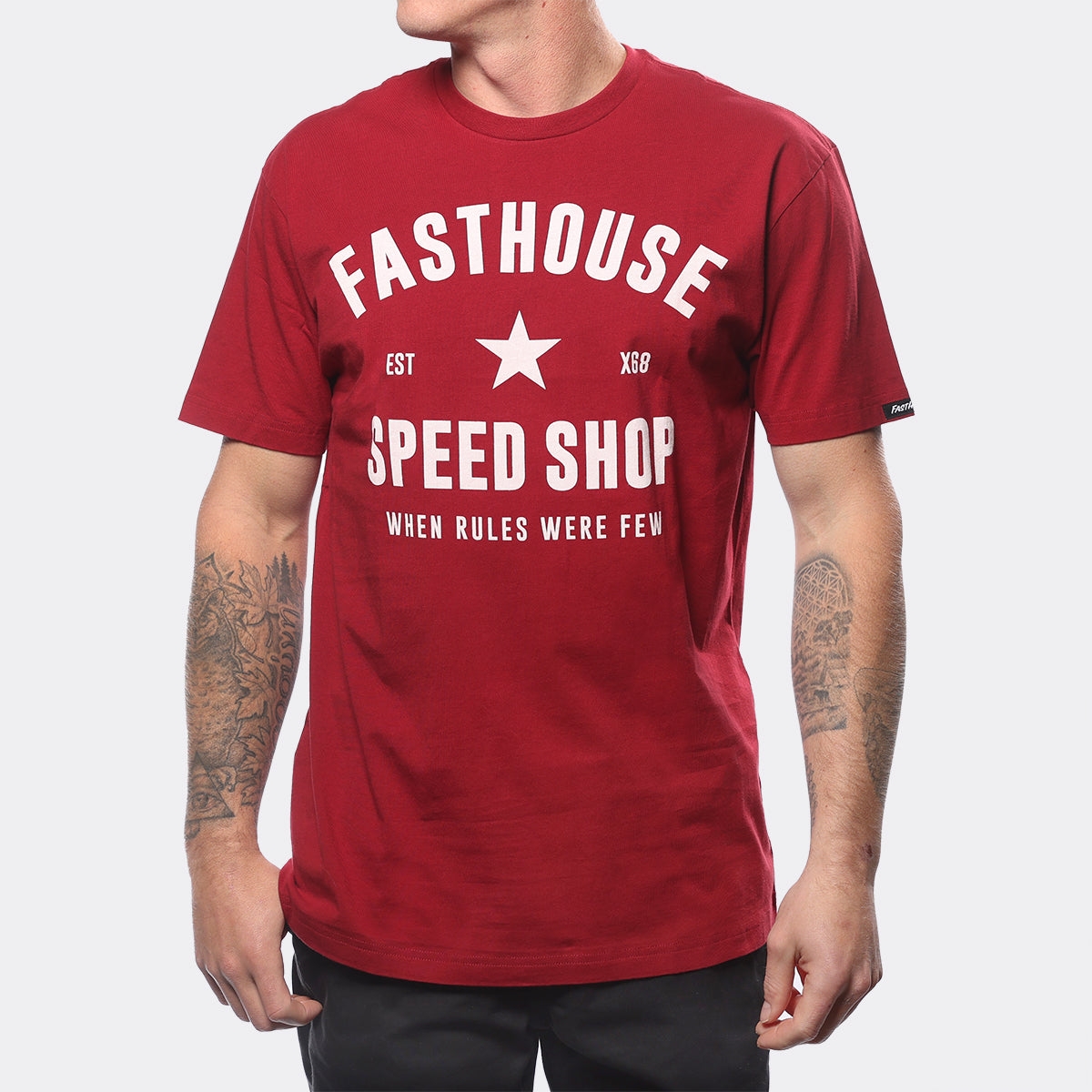 Fasthouse Paragon Tee - Cardinal