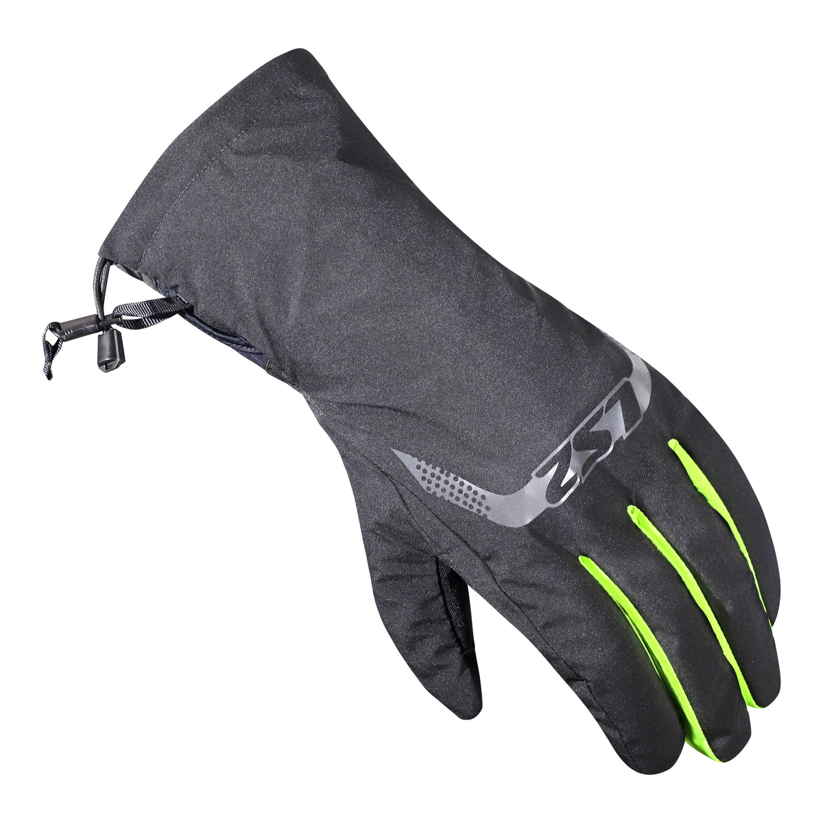 LS2 Thermorain Gloves - Black/Yellow