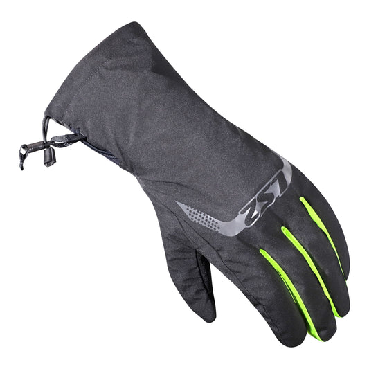 LS2 Thermorain Gloves - Black/Yellow