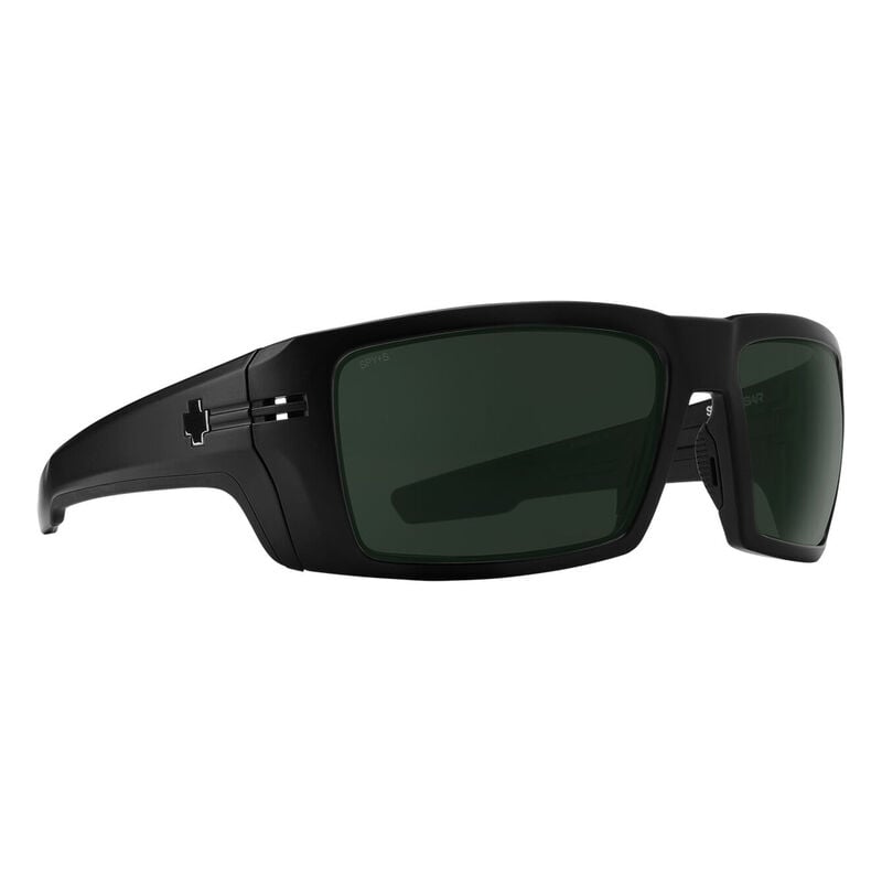 Spy Rebar Polarized Sunglasses - ANSI RX Matte Black/Happy Gray Green Polar