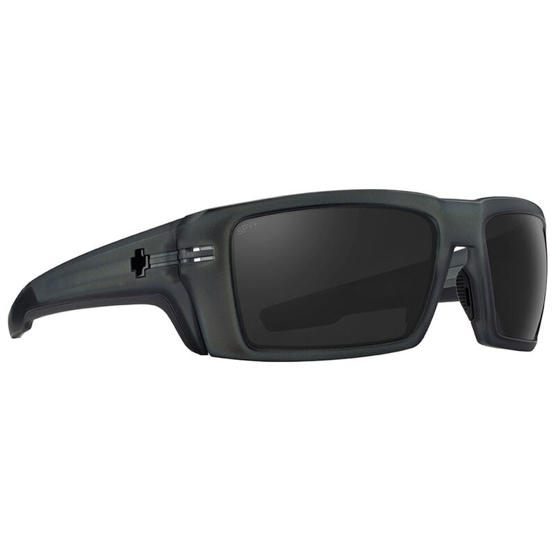 Spy Rebar Polarized Sunglasses - ANSI RX Matte Translucent Gunmetal/Happy Gray Polar