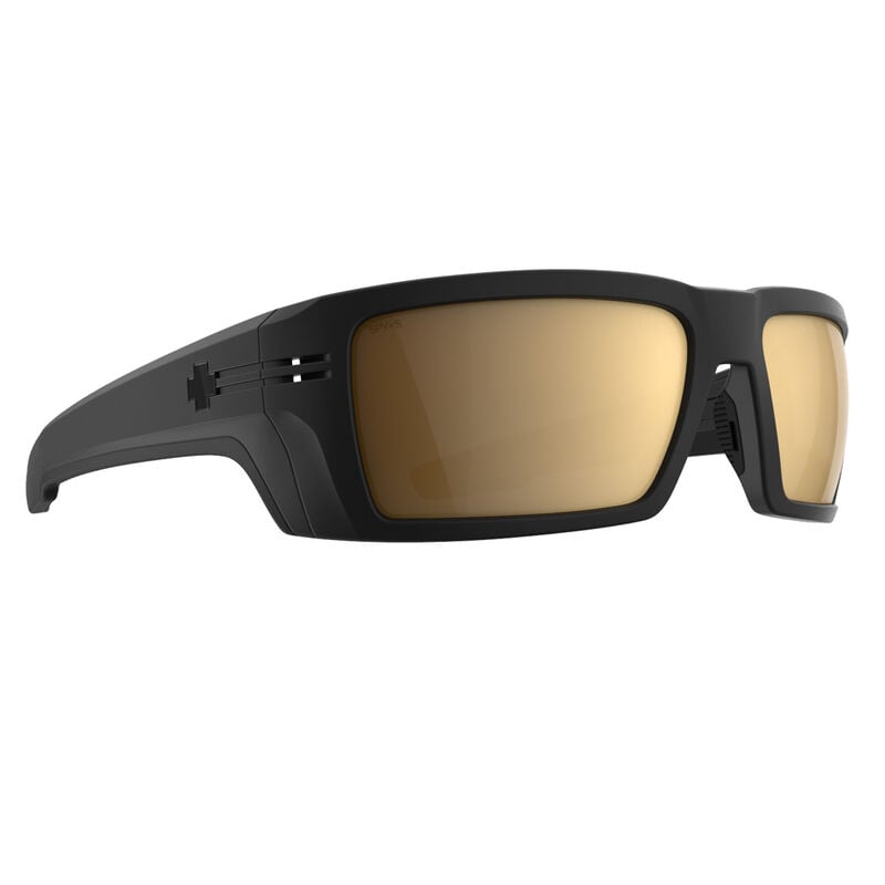 Spy Rebar Se Sunglasses - ANSI RX Matte Black/Happy Bronze Gold Mirror