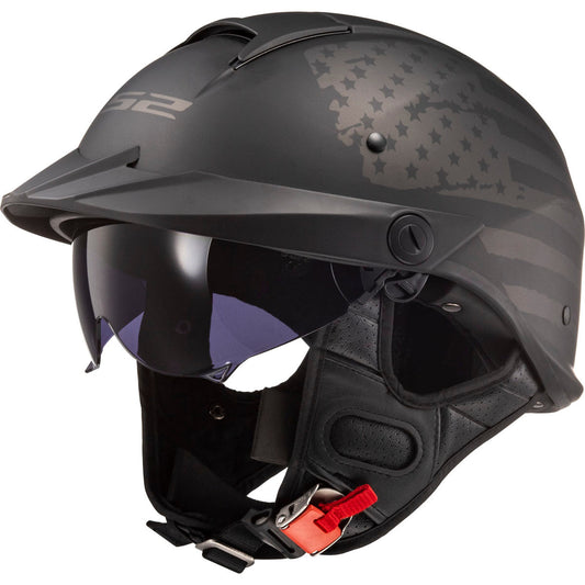LS2 Rebellion 1812 Helmet - Matte Black