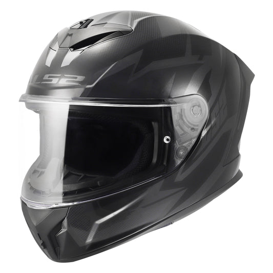 LS2 Rapid III XTREM Helmets - Matte Black/Gray