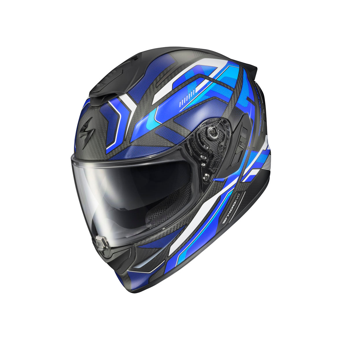 Scorpion EXO-ST1400 Evo Carbon Hex Helmet Matte Blue / Small Scorpion EXO-ST1400 Evo Carbon Hex Helmet Matte Blue / Small