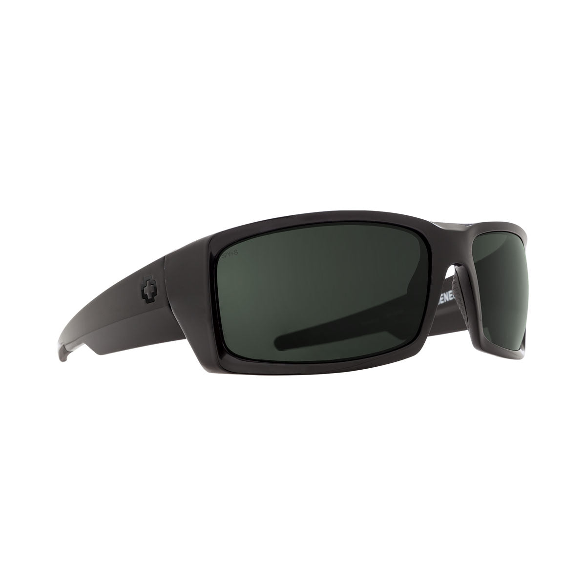 Spy General Sunglasses - SOSI ANSI RX Black/HD Plus Gray Green