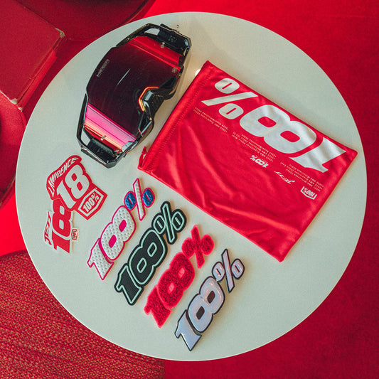 100% Armega LE Jettpak Goggles Jett Special/HiPer Mirrored Red Lens