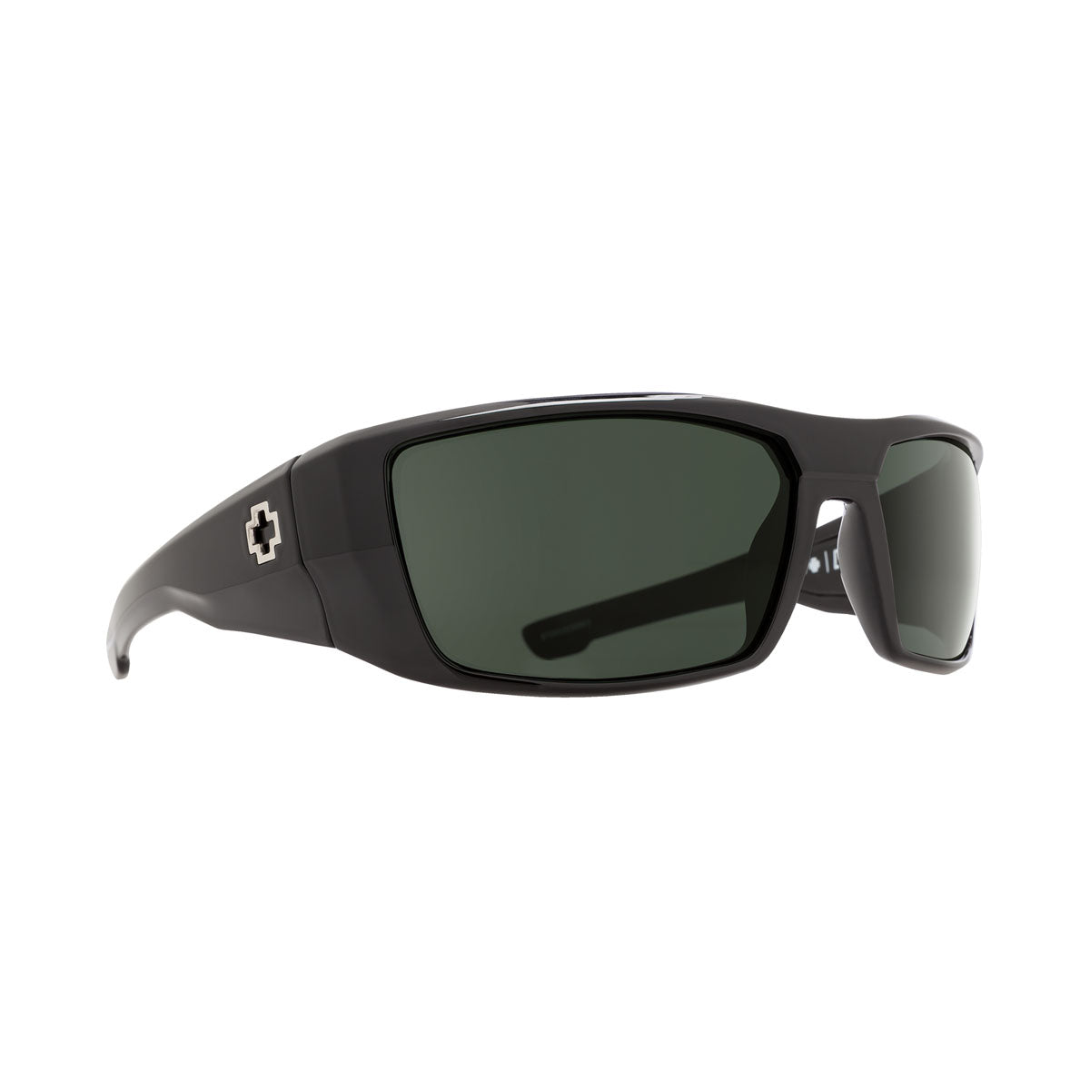 Spy Dirk Sunglasses - Soft Matte Black/HD Plus Gray Green