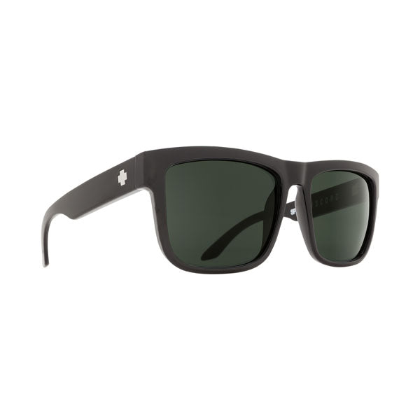 Spy Discord Sunglasses - Black/HD Plus Gray Green