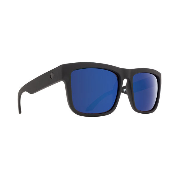 Spy Discord Polarized Sunglasses - Matte Black/HD Plus Bronze Polarized Blue Mirror