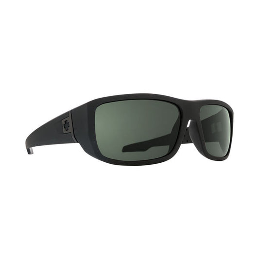 Spy Mc3 Polarized Sunglasses CLOSEOUT - Soft Matte Black/HD Plus Gray Green Polarized