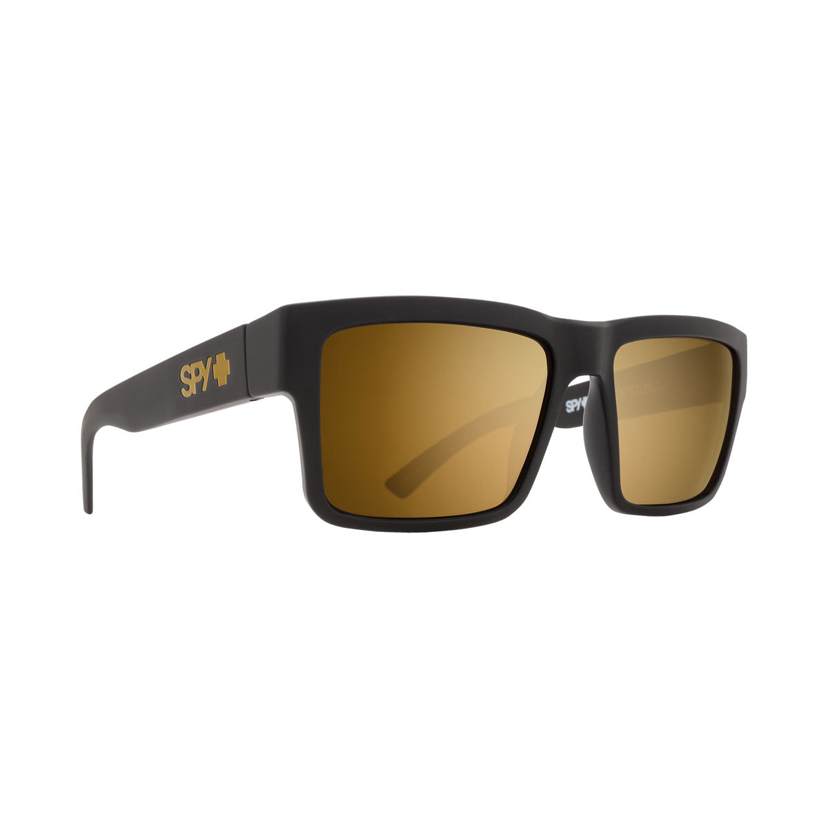Spy Montana Sunglasses - Soft Matte Black/HD Plus Bronze/Gold Spectra Mirror