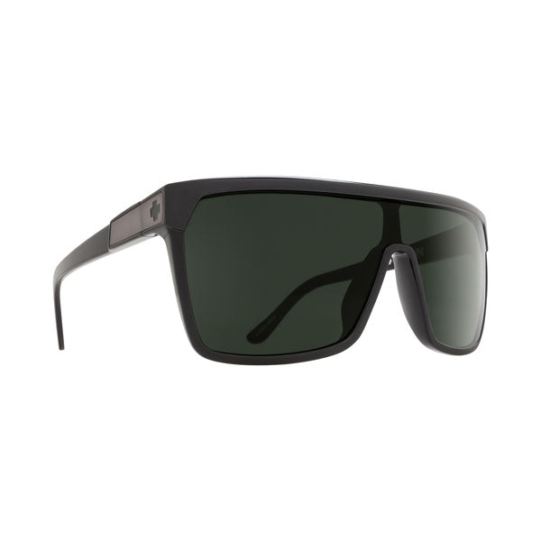 Spy Flynn Sunglasses - Black Matte Black/HD Plus Gray Green