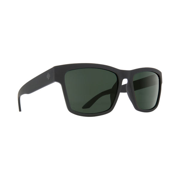 Spy Haight 2 Sunglasses CLOSEOUT - Soft Matte Black/Happy Gray Green