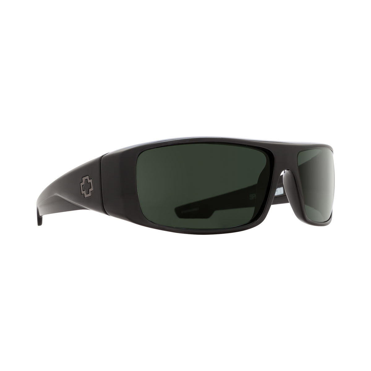 Spy Logan Sunglasses - Black/Happy Gray Green