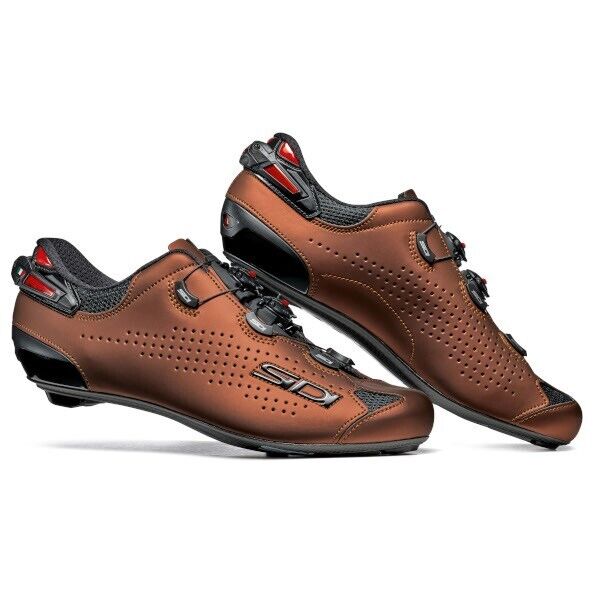 Sidi Shot 2 Road Bicycle Shoes CLOSEOUT - Black/Rust
