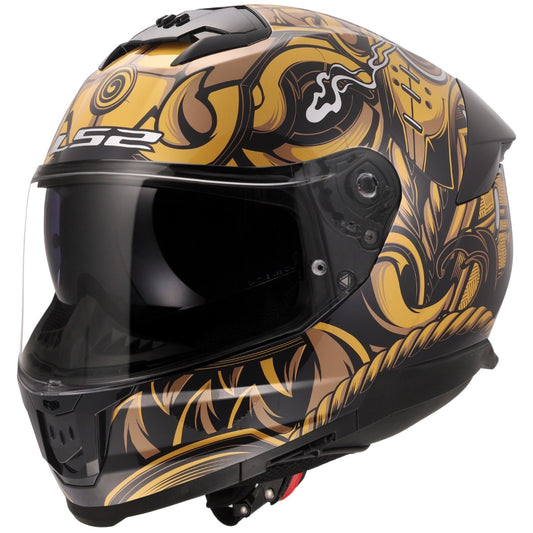 LS2 Stream II Samurai Helmets - Gloss Black/Gold