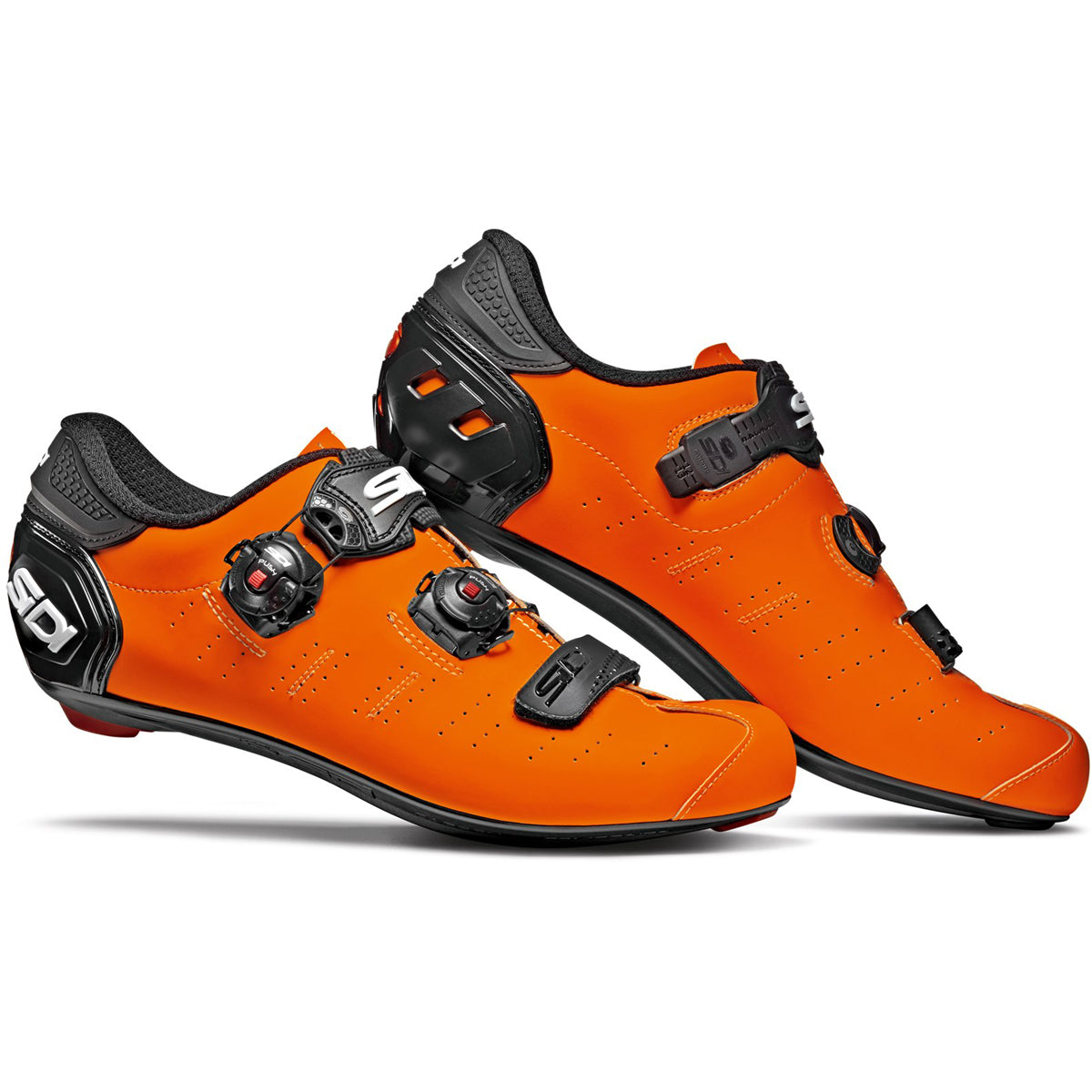 Sidi Ergo 5 Road Bicycle Shoes CLOSEOUT - Matte Orange/Black