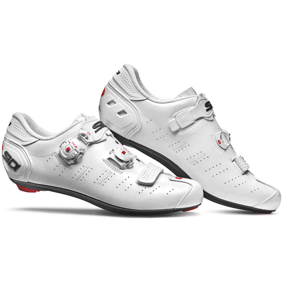 Sidi Ergo 5 Road Bicycle Shoes CLOSEOUT - White/White
