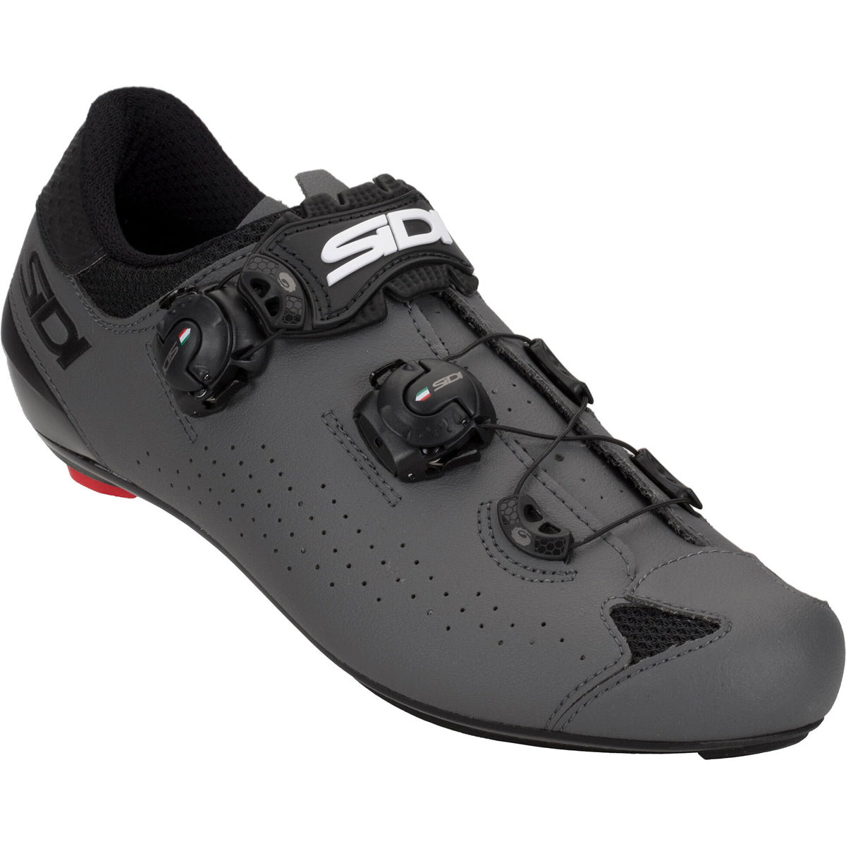 Sidi Genius 10 Road Bicycle Shoes CLOSEOUT - Black/Grey