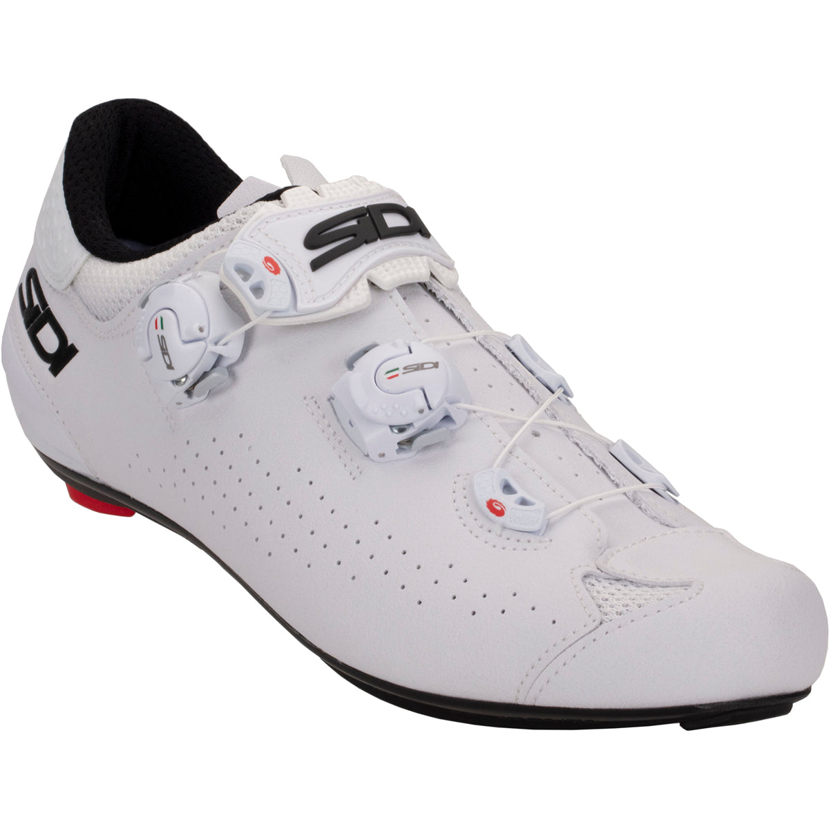 Sidi Genius 10 Road Bicycle Shoes CLOSEOUT - White/White