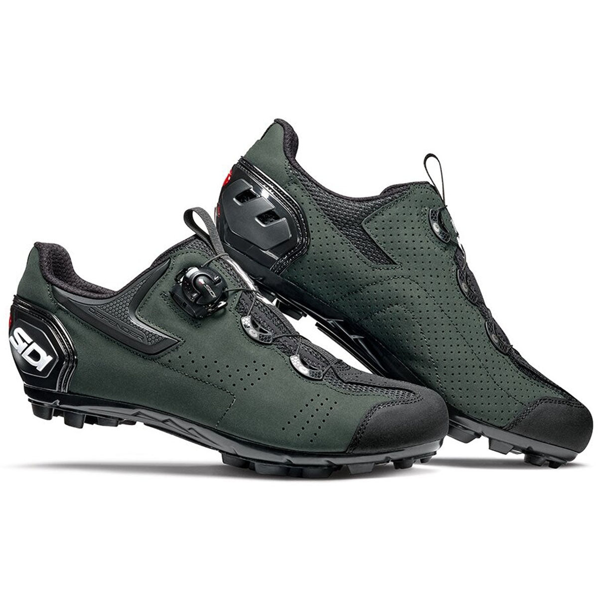 Sidi Gravel Mountain Bike Shoes CLOSEOUT - Dark Green