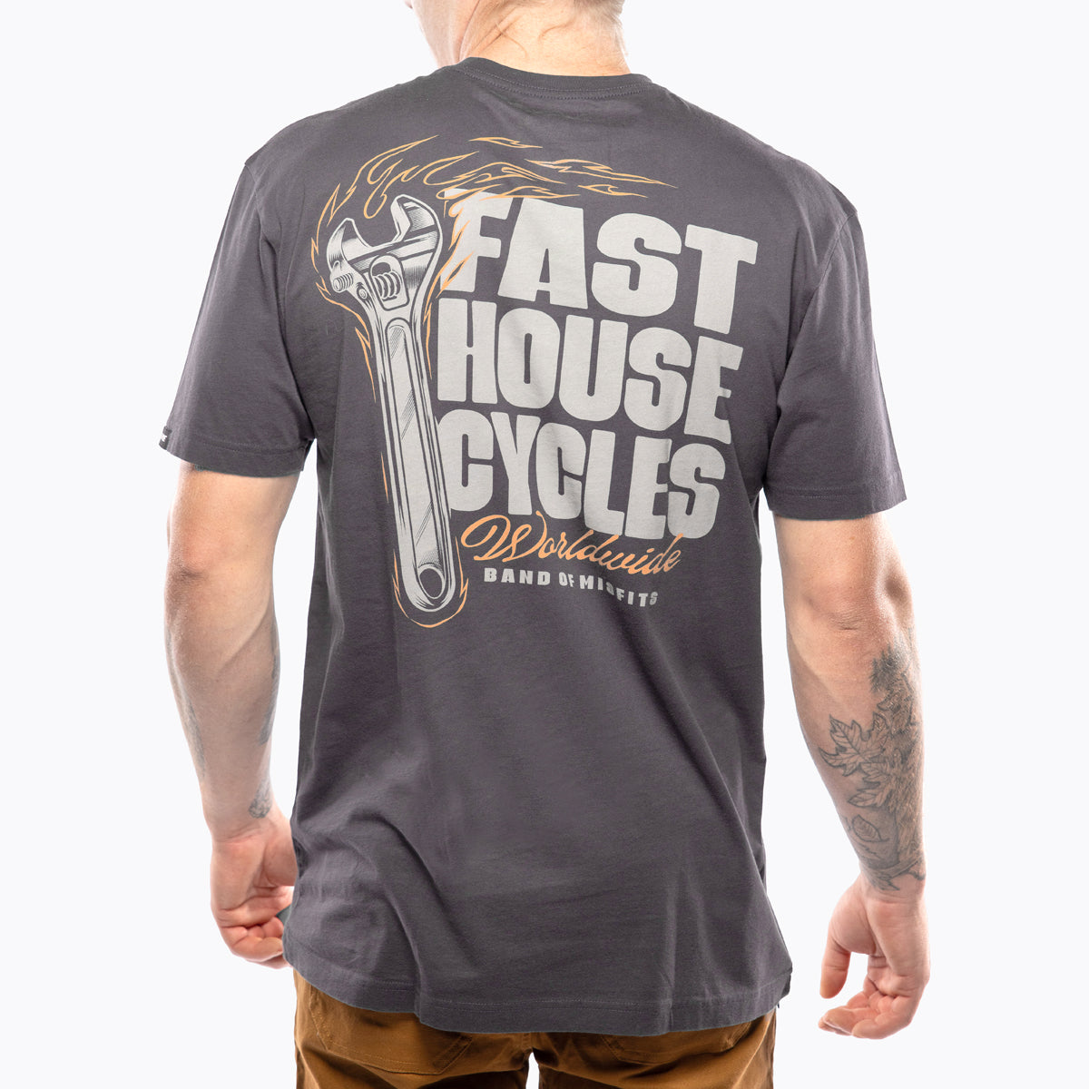 Fasthouse Spanner Tee - Graphite Black
