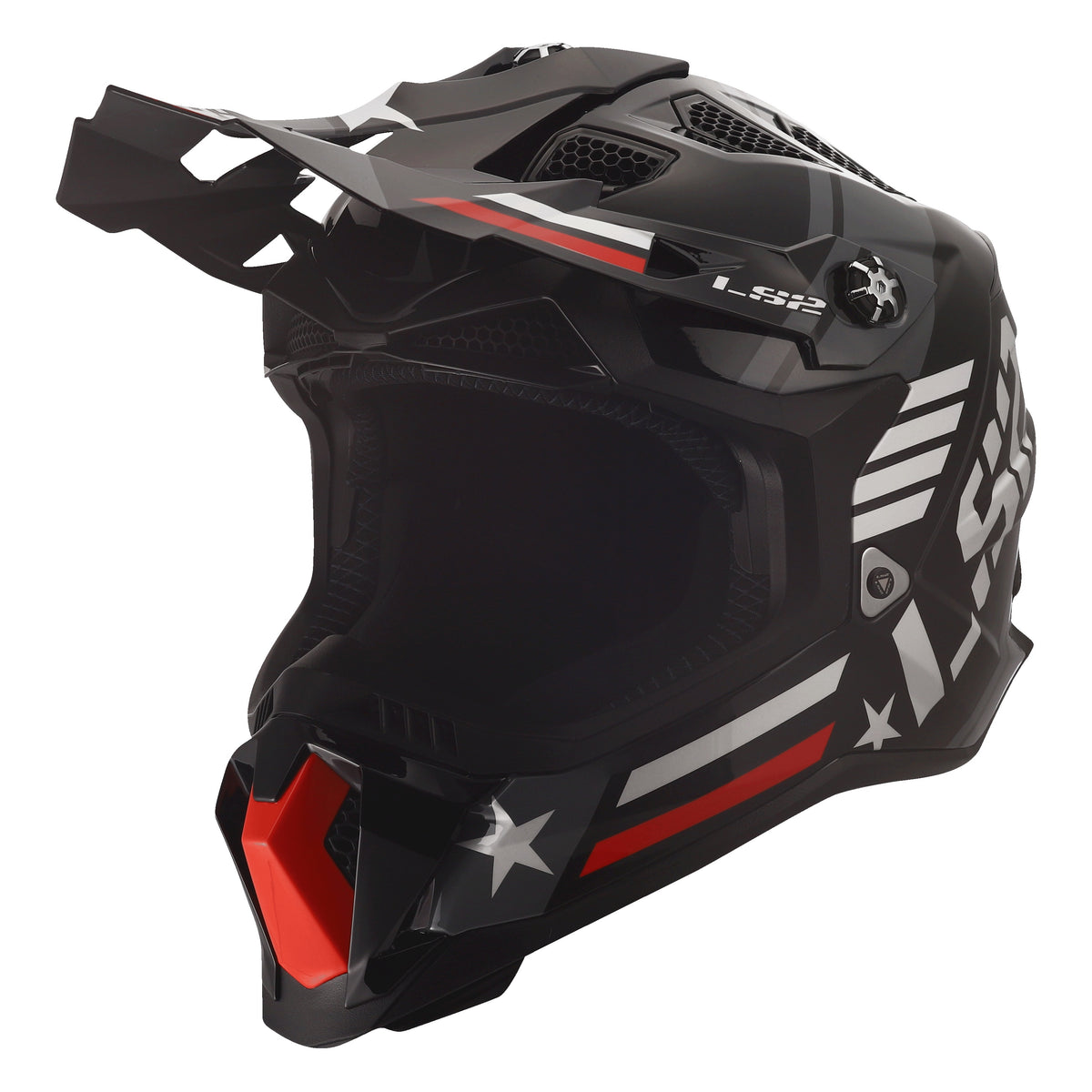 LS2 Subverter Evo Trooper Helmets - Gloss Black/White