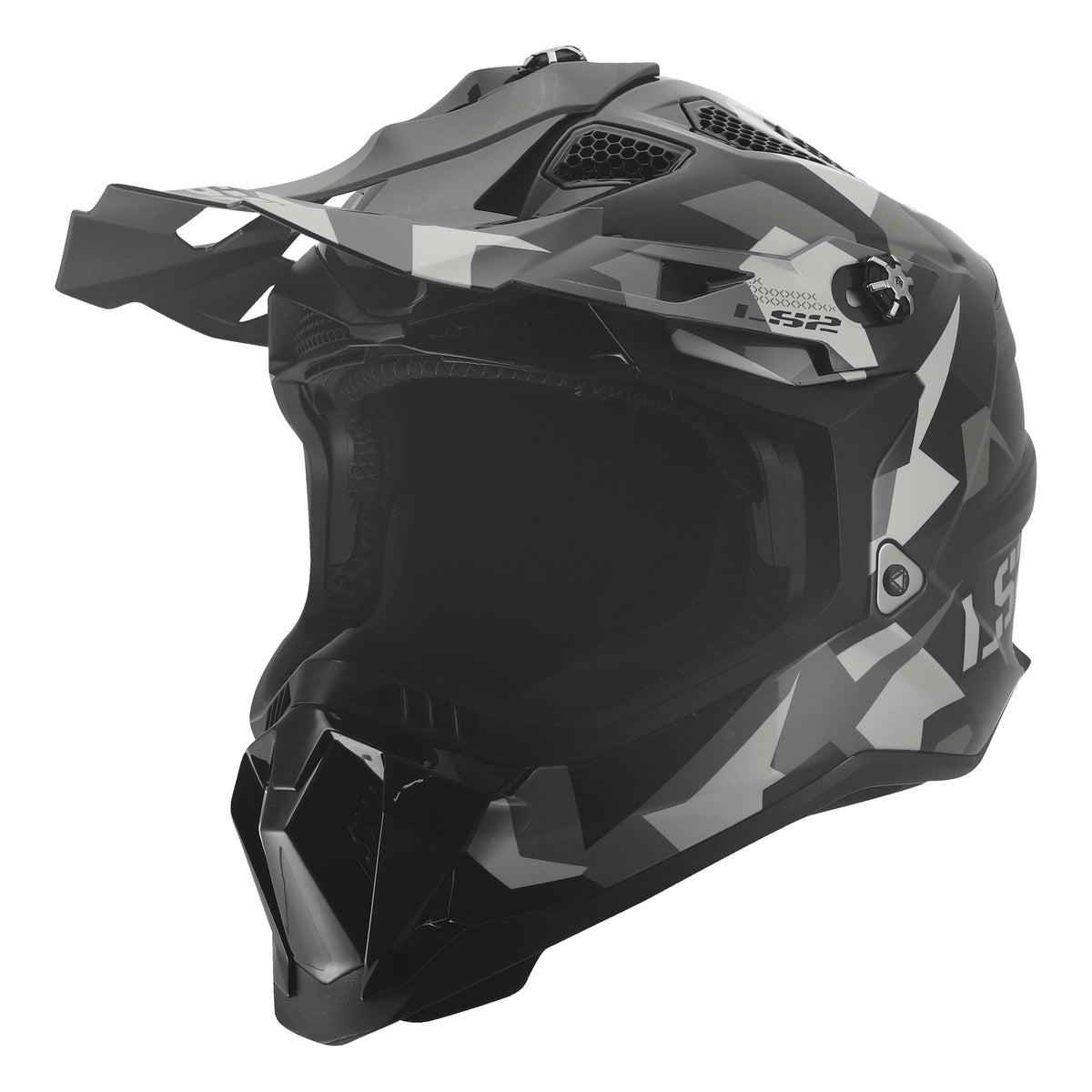 LS2 Subverter Evo Vector Helmets - Gloss Black/Gray/White