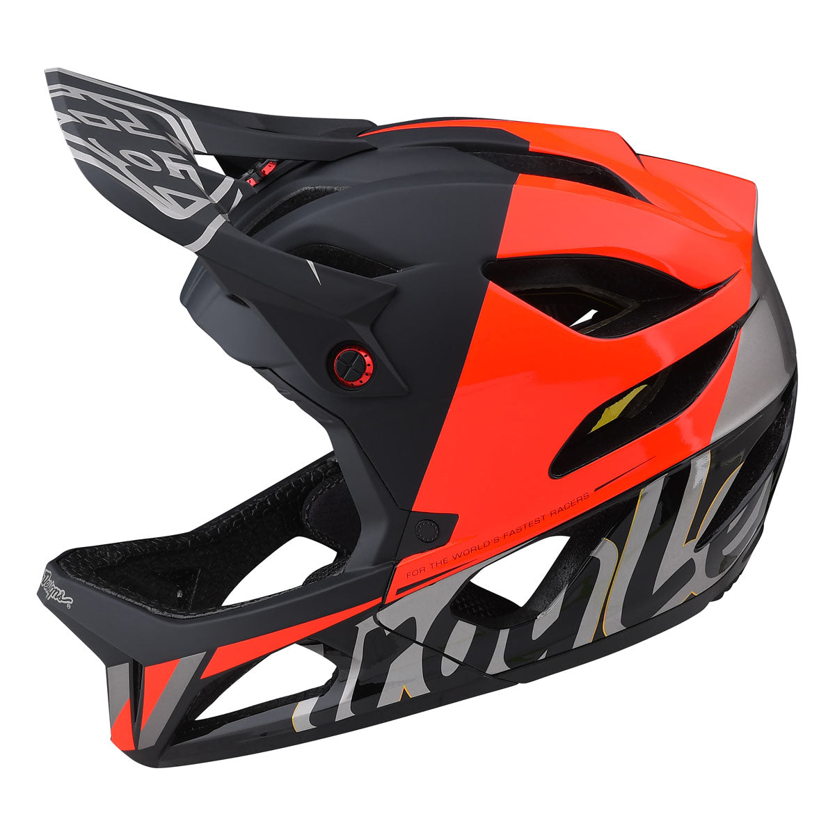 Troy Lee Designs Stage Helmet w/ MIPS - Nova Glo Red