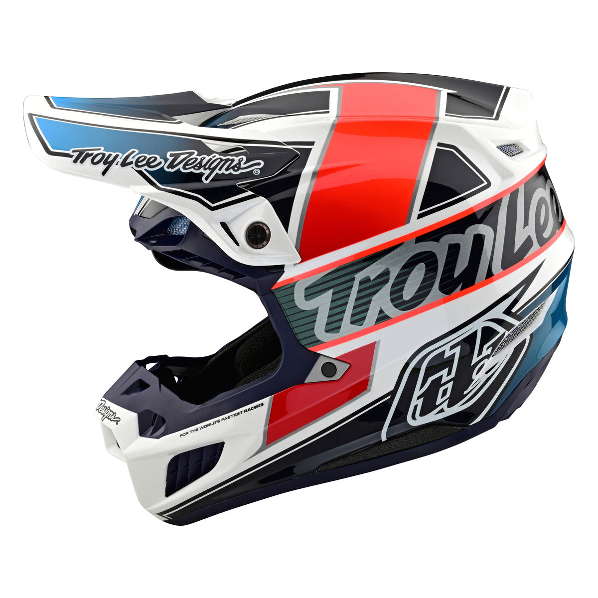 Troy Lee Designs SE5 Composite Helmet w/ MIPS - Team CLOSEOUT - White/Black