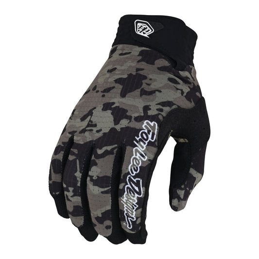 Troy Lee Designs Air Gloves - Camo CLOSEOUT - Army Green