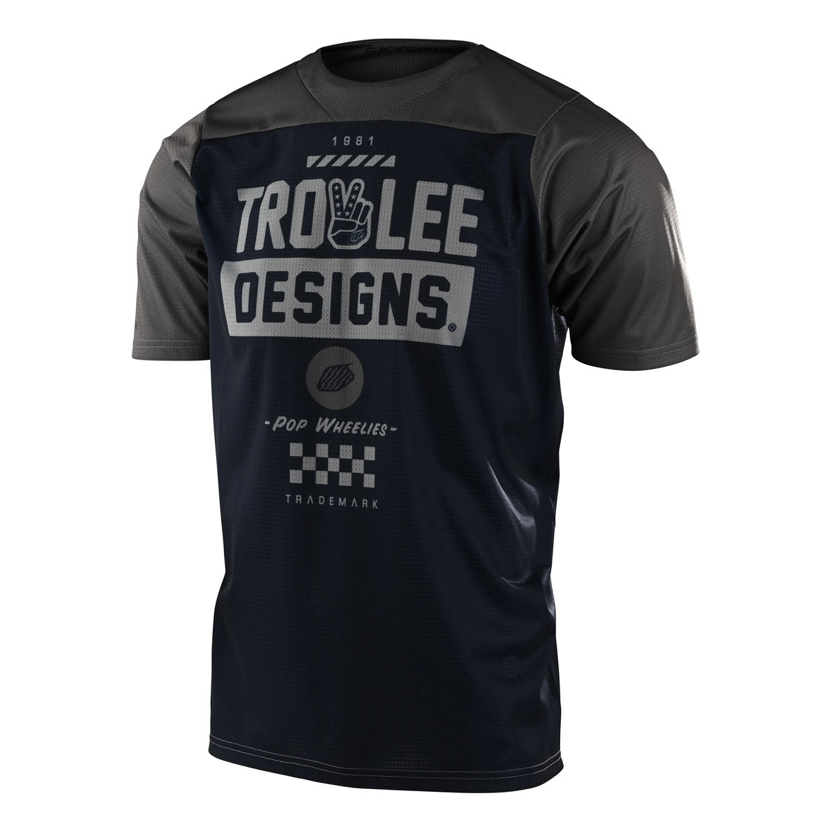 Troy Lee Designs Skyline Short Sleeve Jersey (CLOSEOUT) - Camber Navy/Olive