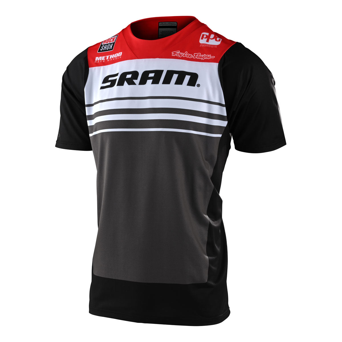 Troy Lee Designs Skyline Short Sleeve Jersey (CLOSEOUT) - Formula Sram Red/Black