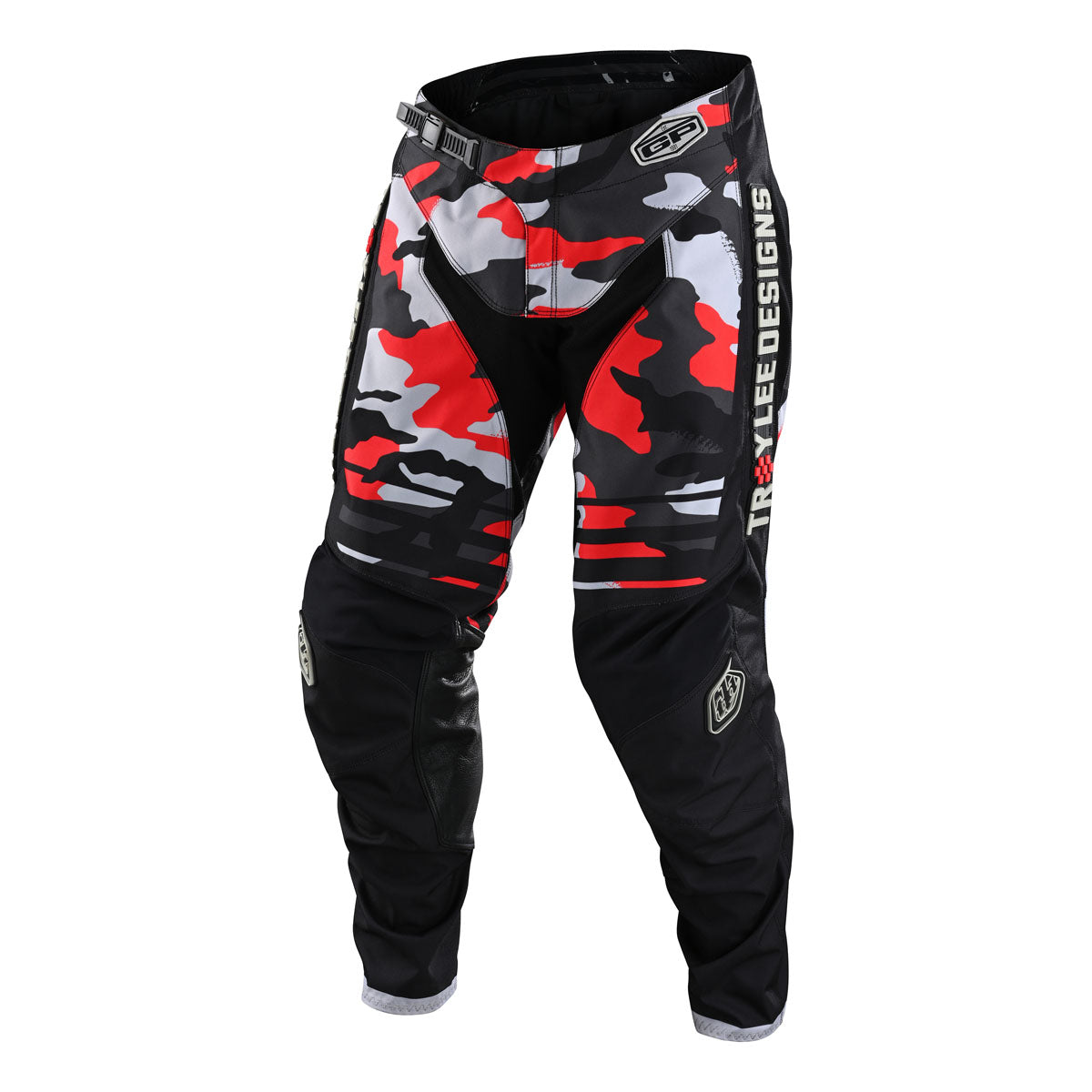 Troy Lee Designs GP Pant - Formula Camo - Black/Rocket Red