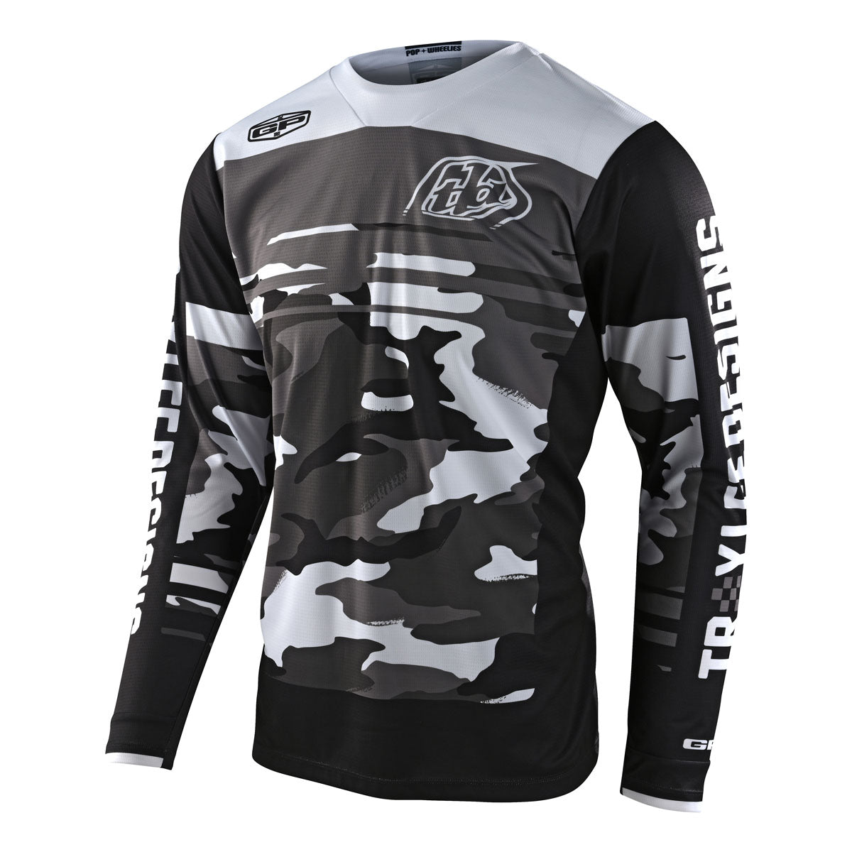 Troy Lee Designs Youth GP Jersey - Formula Camo - Black/Grey