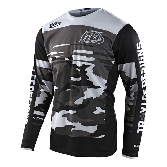 Troy Lee Designs Youth GP Jersey - Formula Camo - Black/Grey