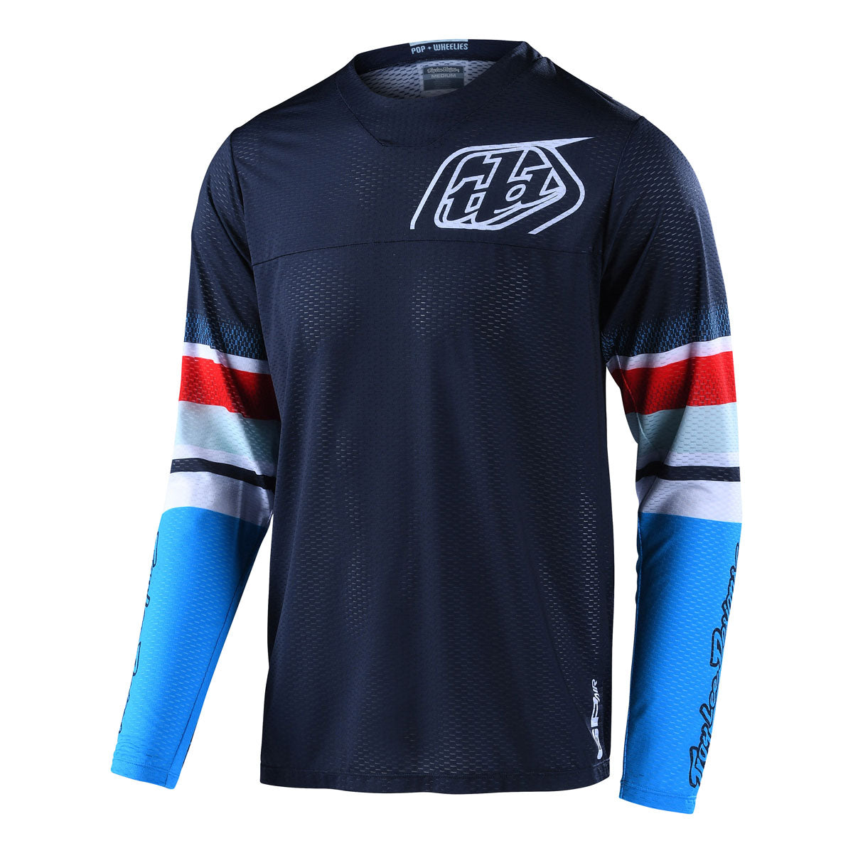 Troy Lee Designs GP Air Jersey - Warped - Blue/Red