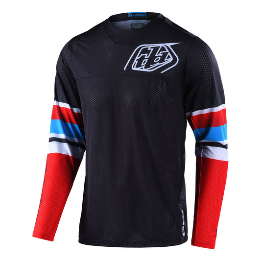 Troy Lee Designs GP Air Jersey - Warped - Red/Black