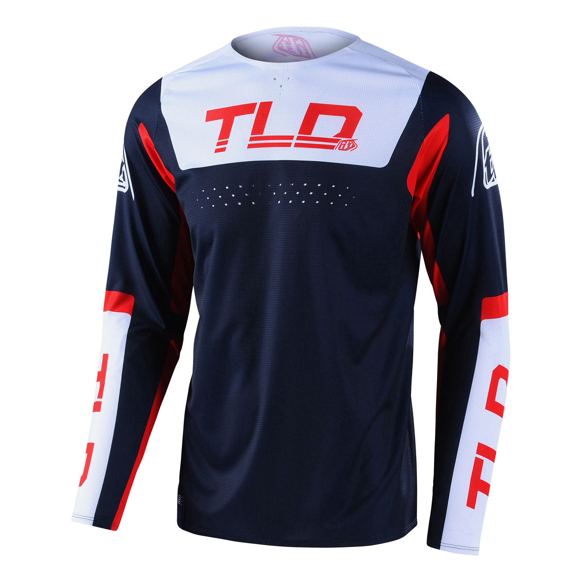 Troy Lee Designs SE Pro Jersey - Fractura CLOSEOUT - Navy/Red