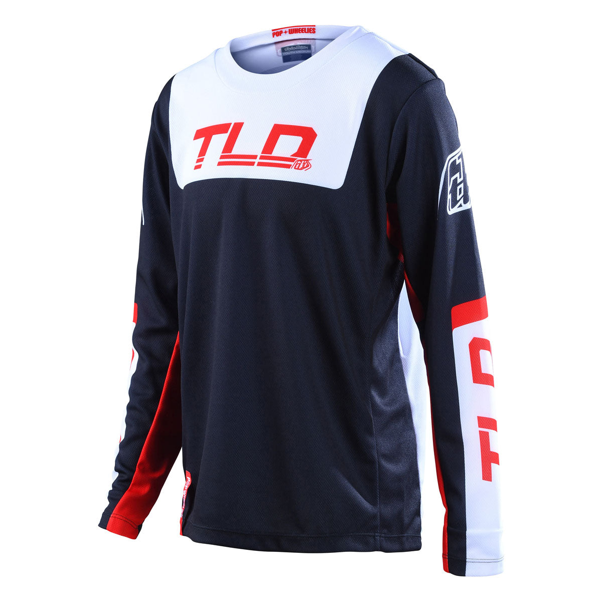 Troy Lee Designs Youth GP Jersey - Fractura CLOSEOUT - Navy/Red