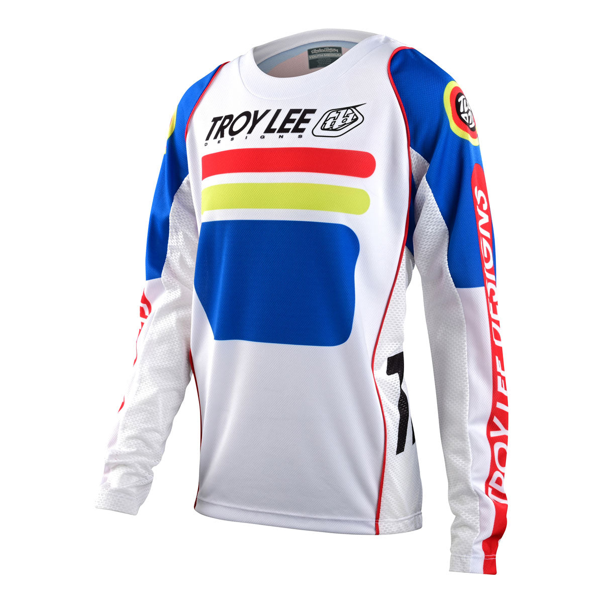 Troy Lee Designs Youth GP Jersey - Drop In CLOSEOUT - White