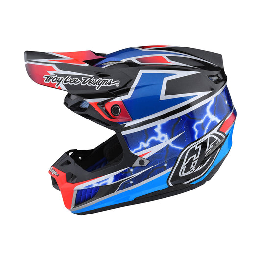 Troy Lee Designs SE5 Composite Helmet - Lightning - Blue