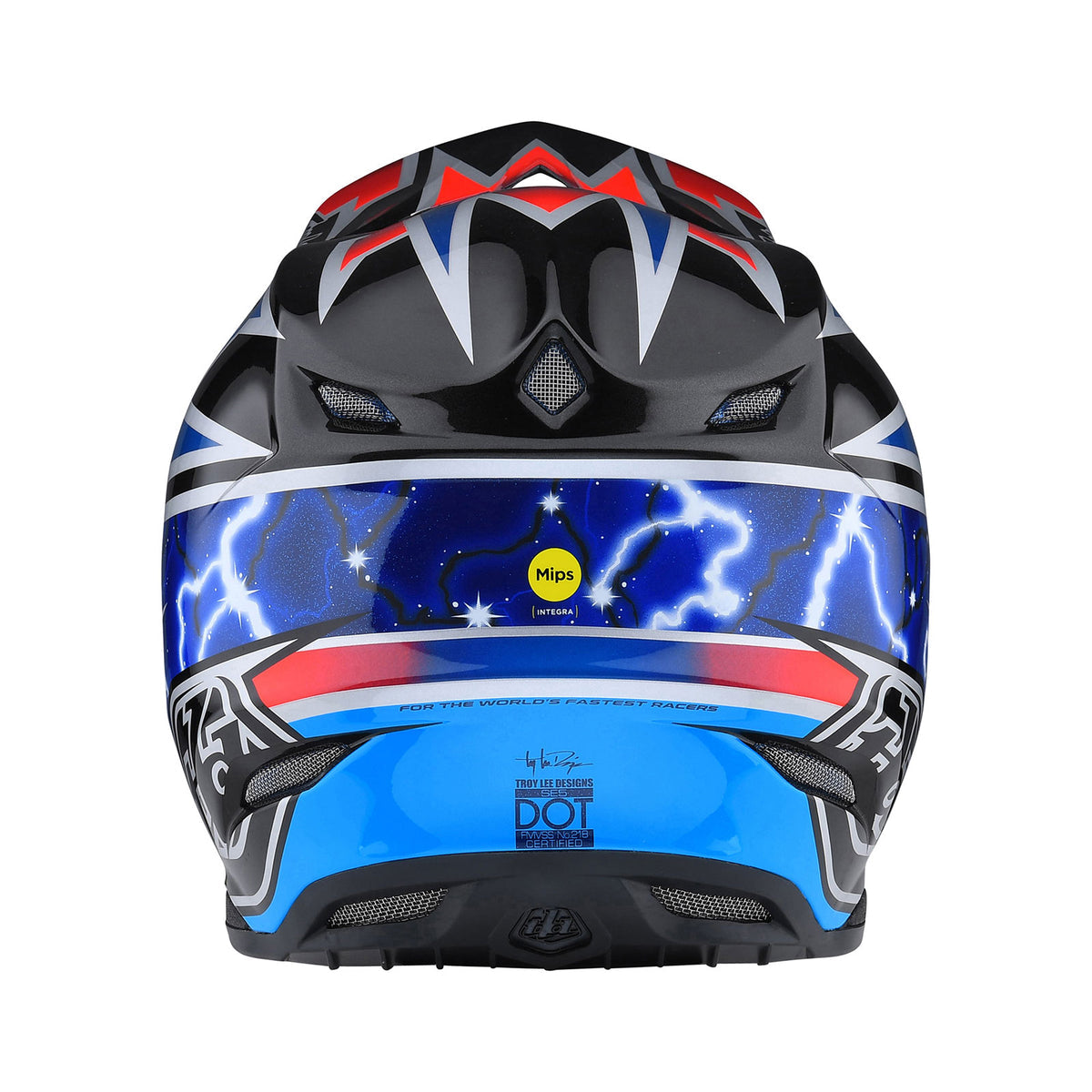 Troy Lee Designs Se5 Composite Helmet - Lightning - Blue