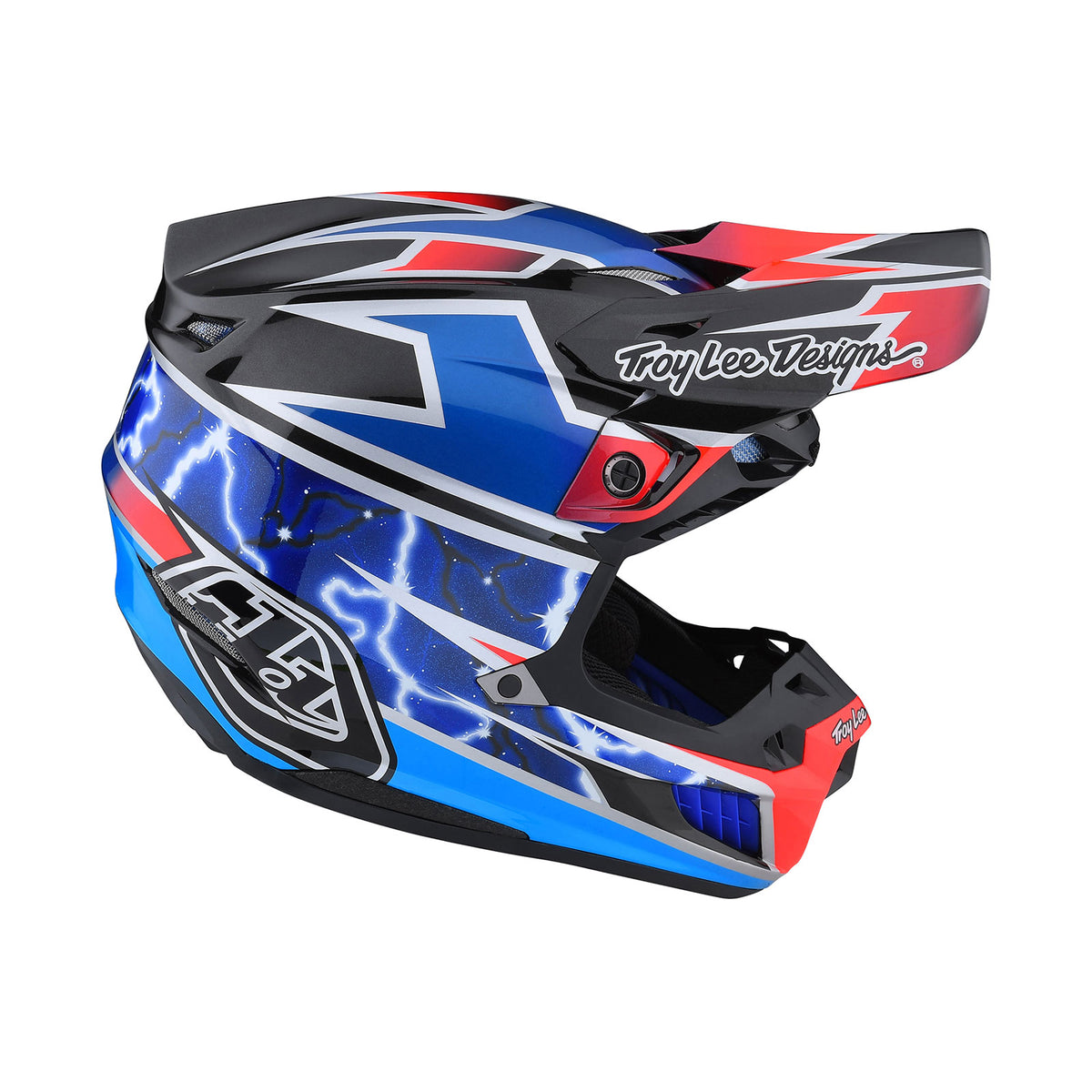 Troy Lee Designs Se5 Composite Helmet - Lightning - Blue