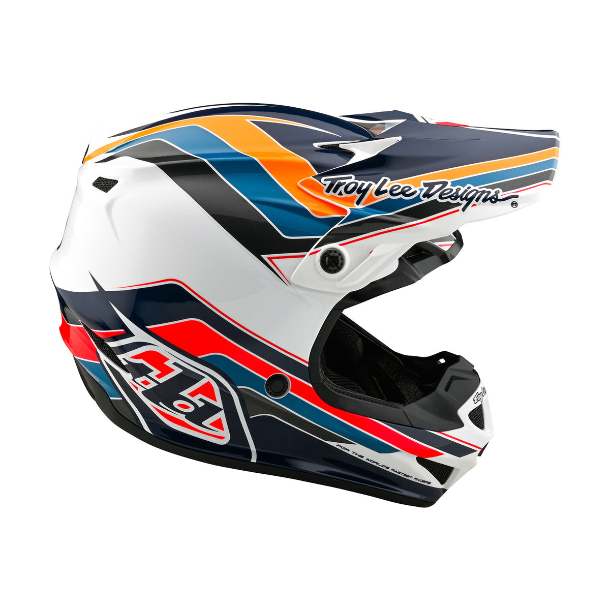 Troy Lee Designs Se4 Polyacrylite Helmet W/Mips - Block - Blue