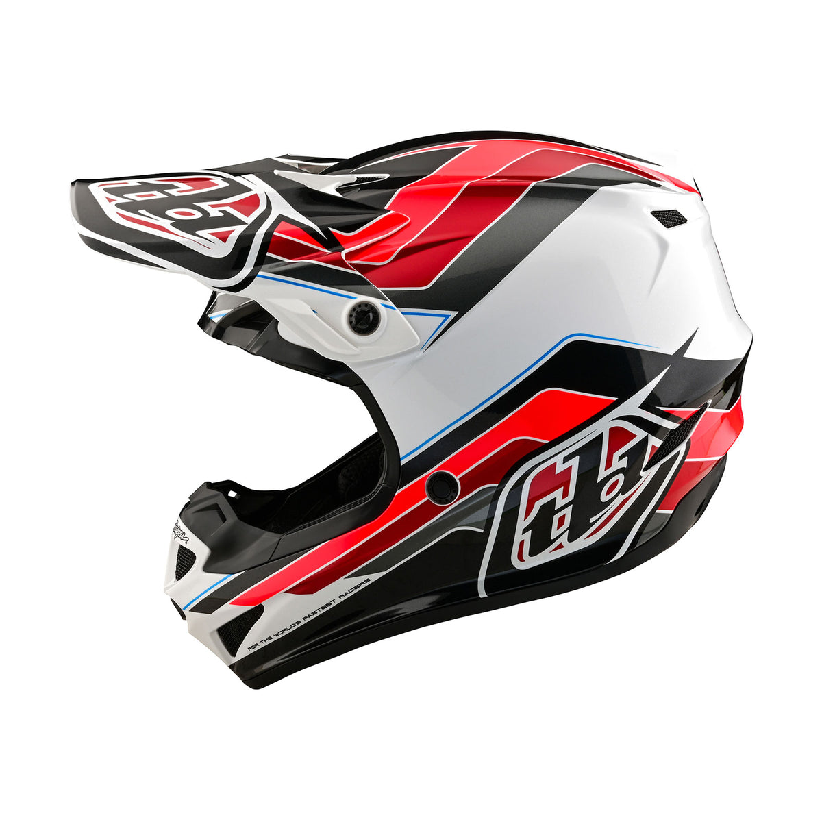 Troy Lee Designs Se4 Polyacrylite Helmet W/ MIPS - Block - Charcoal / Navy