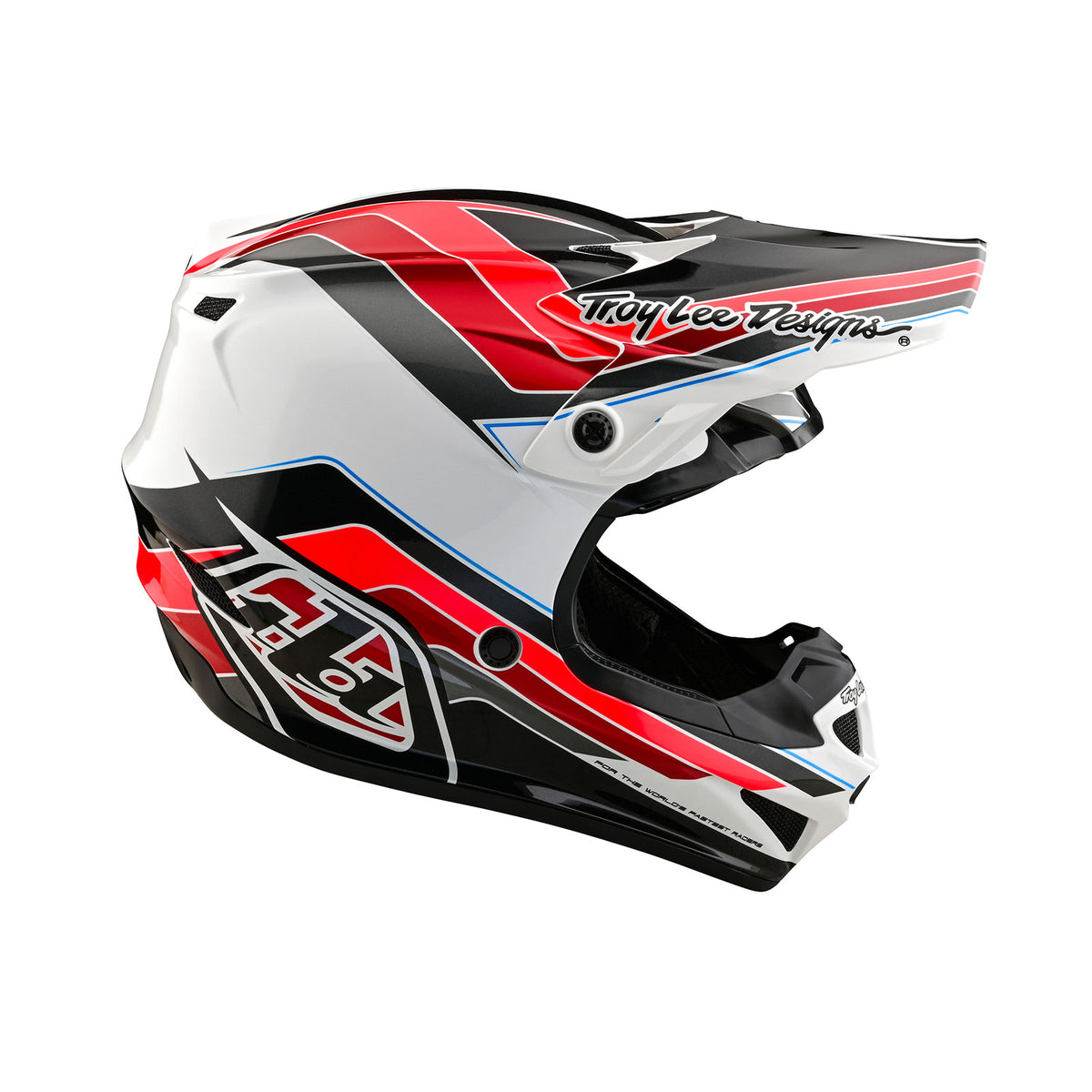 Troy Lee Designs Se4 Polyacrylite Helmet W/Mips - Block - Charcoal / Red